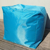 CUBE Footstool - Turquoise - Sunvibes